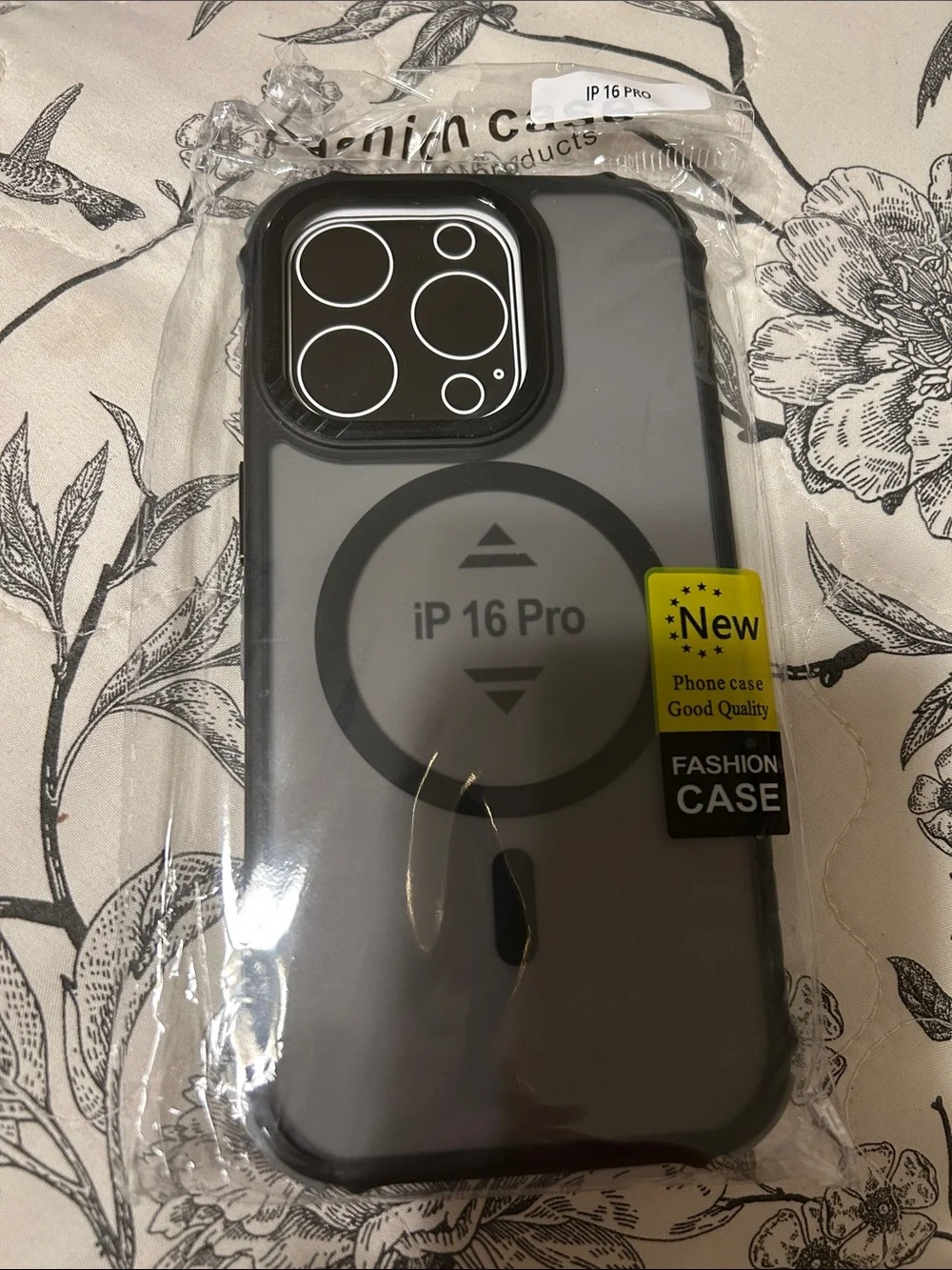 Strong magnetic case for I phone 16pro 6.3-inch compatible with magsafe New
